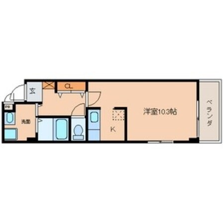 大江駅 徒歩1分 2階の物件間取画像